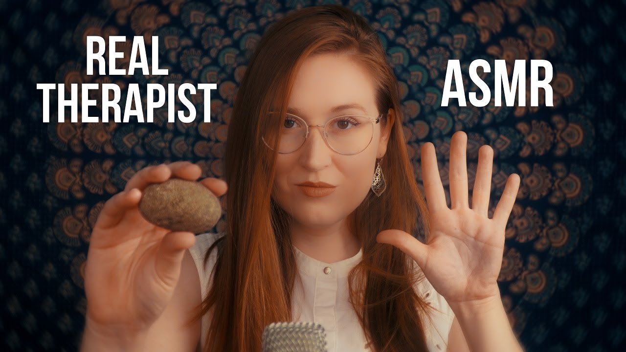 ASMR for Anxiety with REAL Therapist! Grounding Techniques Edition