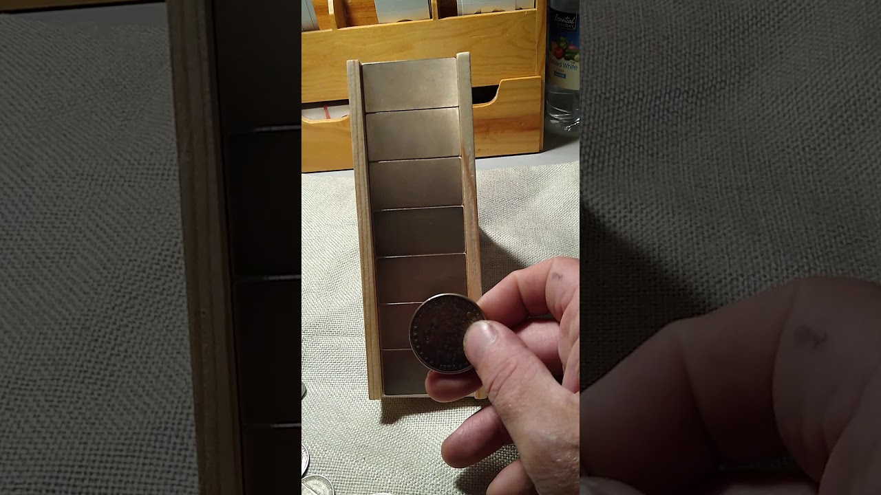 Testing fake silver with diamagnetic slide