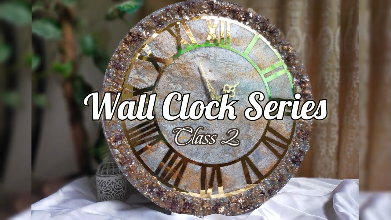 How to make Resin Wall Clock Step By Step Complete Tutorial By Zoha Yaseen