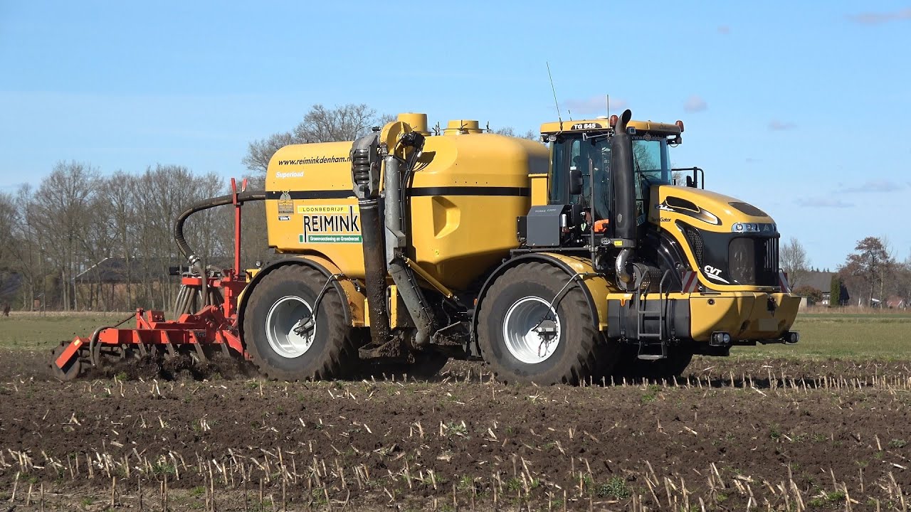 Bouwland bemesten met Challenger TerraGator TG845 - Loonbedrijf Reimink (2025)