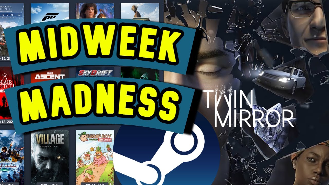 Midweek Madness + Winter Sale Countdown + Twin Mirror Steam Release & Ubisoft Back on Steam?