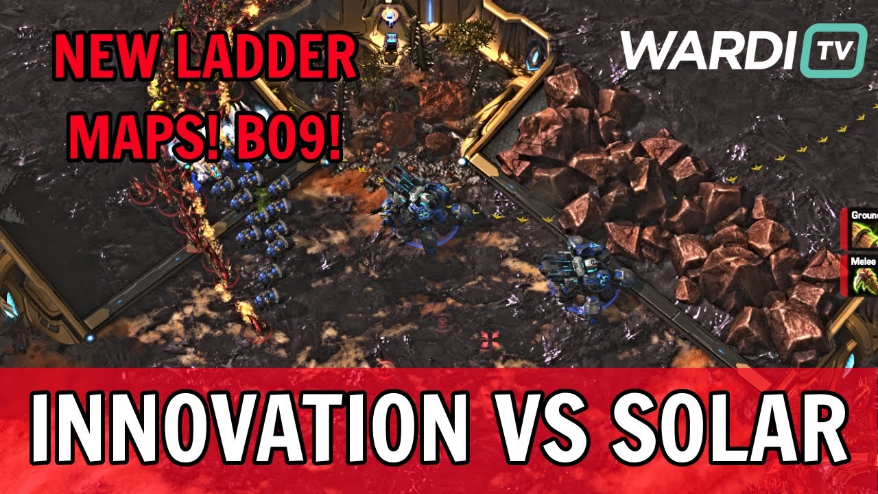 INnoVation vs Solar - NEW LADDER MAPS BO9! (TvZ)