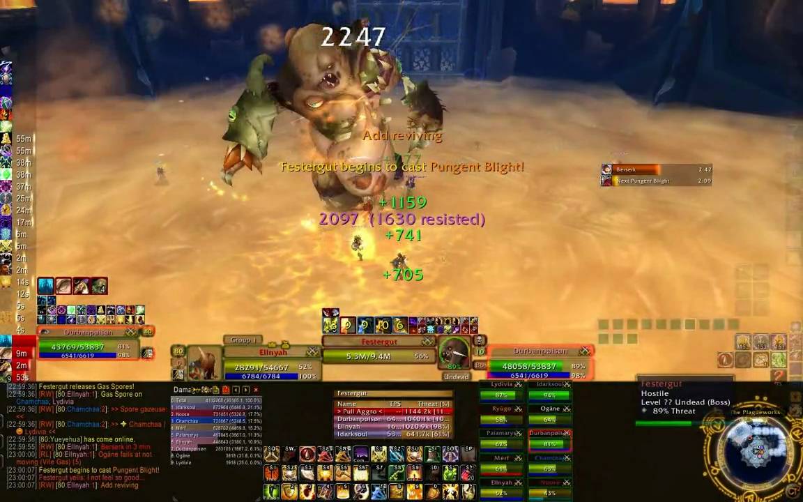 [Raid] IcC 10 : Festergut (normal) - Tank point of view