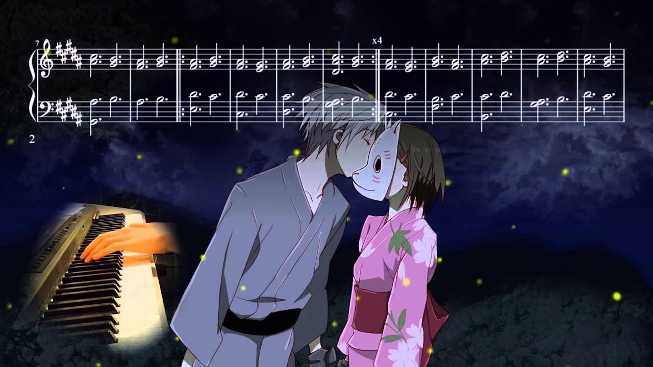 Hotarubi no Mori e - Kanakana Shigure (Piano Cover & Sheet Music)