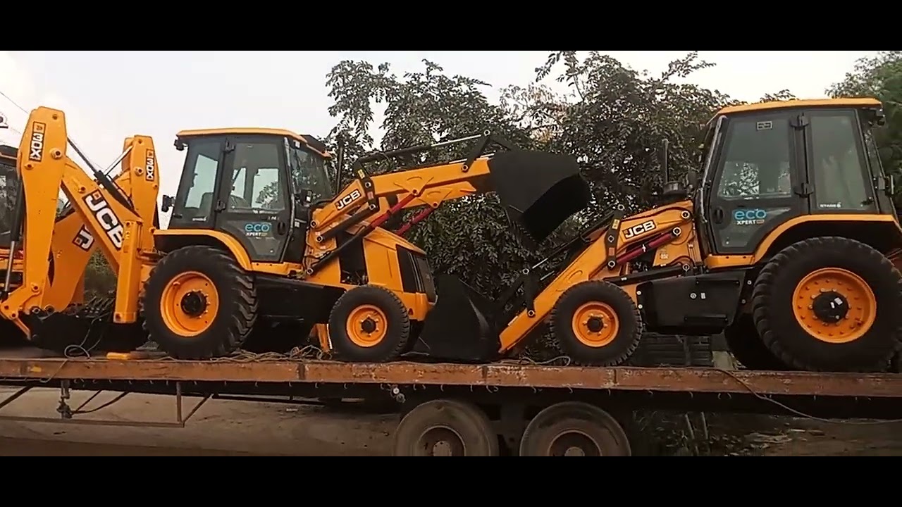 New jcb on truck