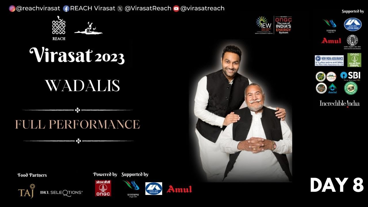 THE WADALIS | Full Performance | 3 November 2023 | Virasat 2023