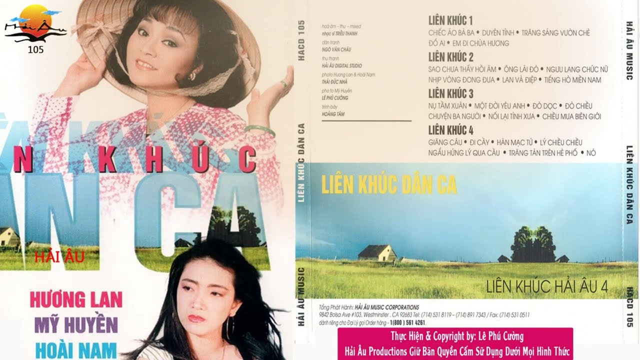 Hải Âu CD Liên Khúc Dân Ca Quê Hương - Hương Lan, Mỹ Huyền, Hoài Nam - Liên Khúc Hải Âu 4