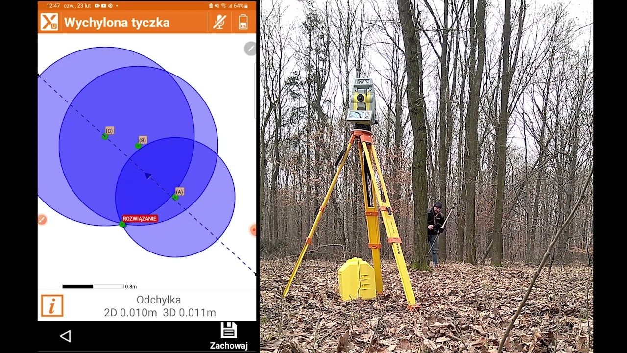 Tachimetr robotyczny Geomax Zoom95 i system pochylenia lustra X-TILT