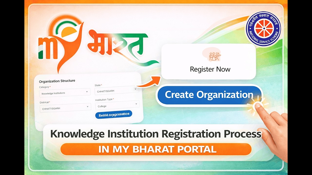 MY Bharat Knowledge Institution Registration Process