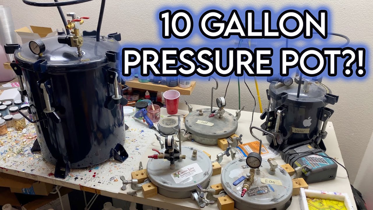 Resin Casting 10 Gallon Pressure Pot - Massive!