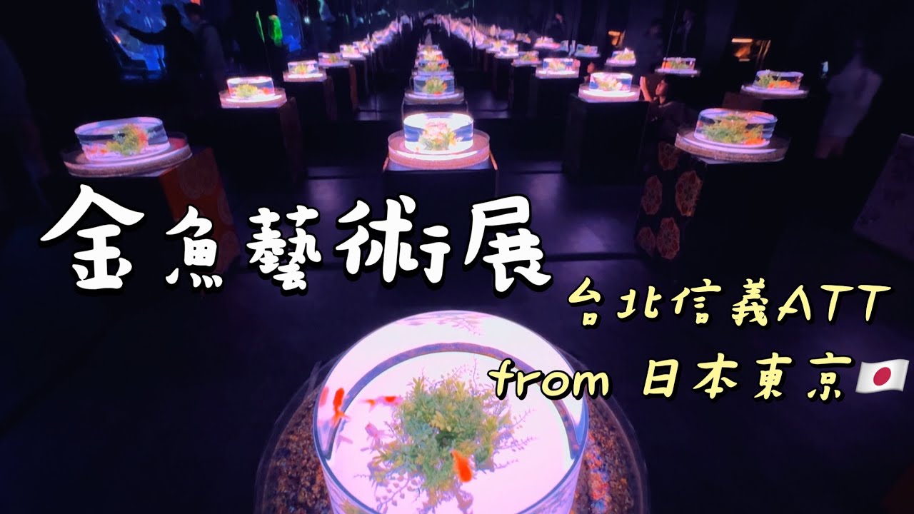 【金魚藝術展】（ENG SUB) TWD350元就能看見日本東京🇯🇵金魚展？金魚與光影藝術的極致藝術饗宴限期來台展出！ART Aquarium from Japan!
