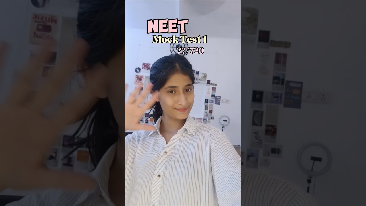 NEET 2026 1st Mock Test 🧠📚🥲#neet2026 #neetpreparation