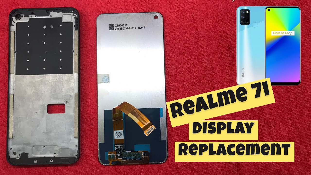 Realme 7i display replacement | how to change realme 7i screen #repair #realme #display