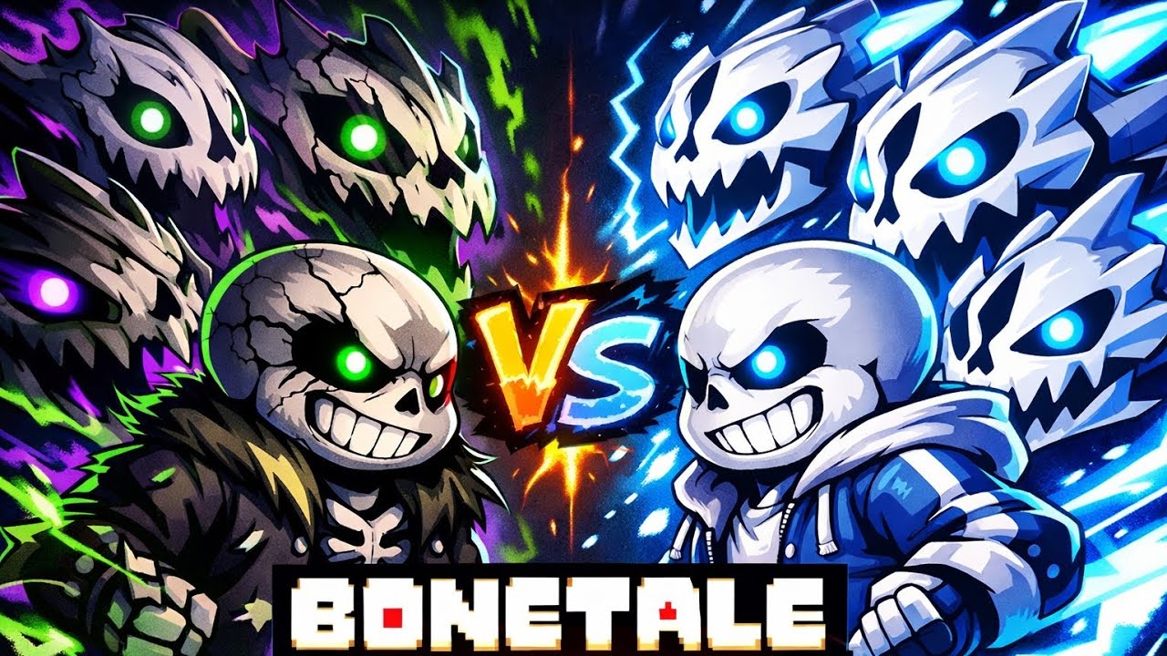 CORRUPTION vs POWER ⚡ Bonewalker Sans vs Ultra Sans | Bonetale
