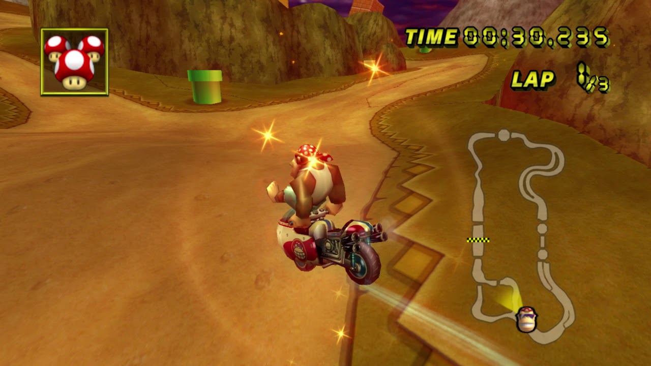[MKWii TAS] Grumble Volcano - 1:48.890 (No Glitch - Spear)