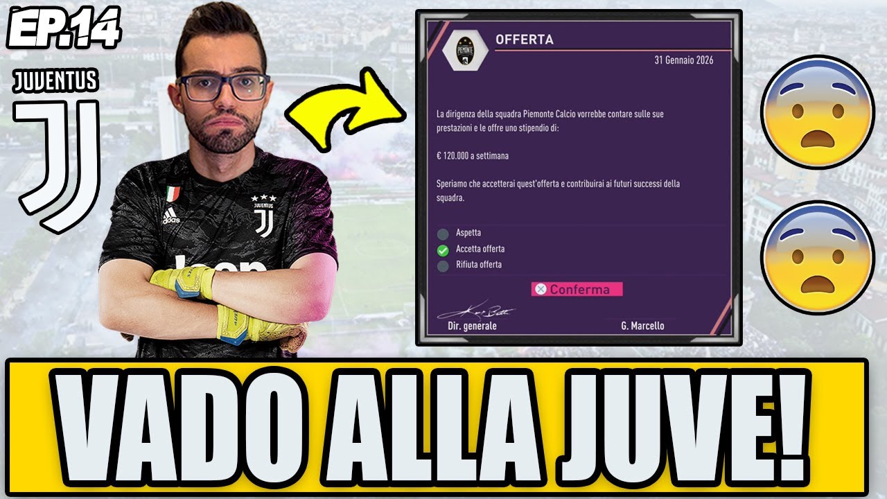 😱 VADO ALLA JUVENTUS E CHIUDO LA CARRIERA!! FINE DELLA SERIE! FIFA 22 CARRIERA PORTIERE #14
