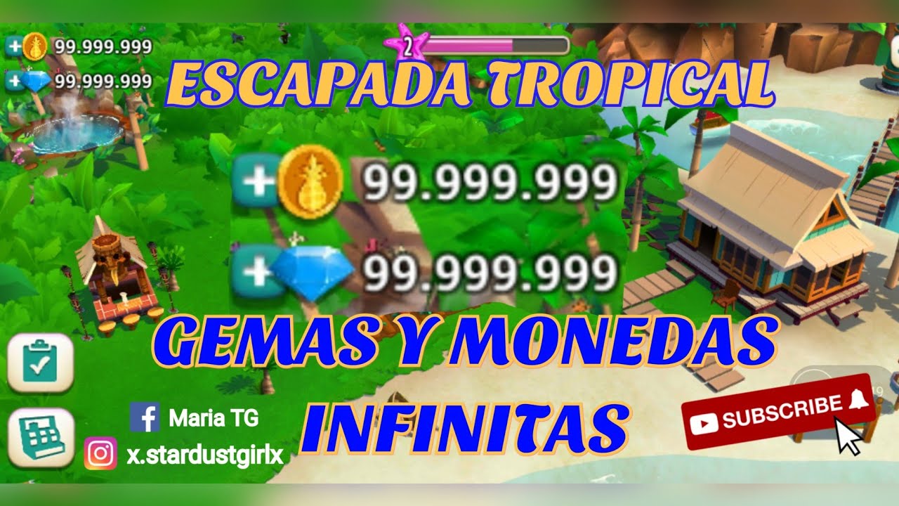 GEMAS Y ORO INFINITO - FARMVILLE 2 ESCAPADA TROPICAL 🔸100% FUNCIONAL - SIN BANEO