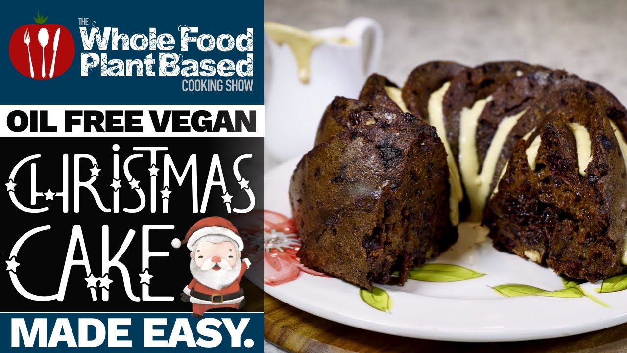 YUMMY PLANT BASED CHRISTMAS CAKE 🎄 Sugar-free vegan recipe for the holidays!
