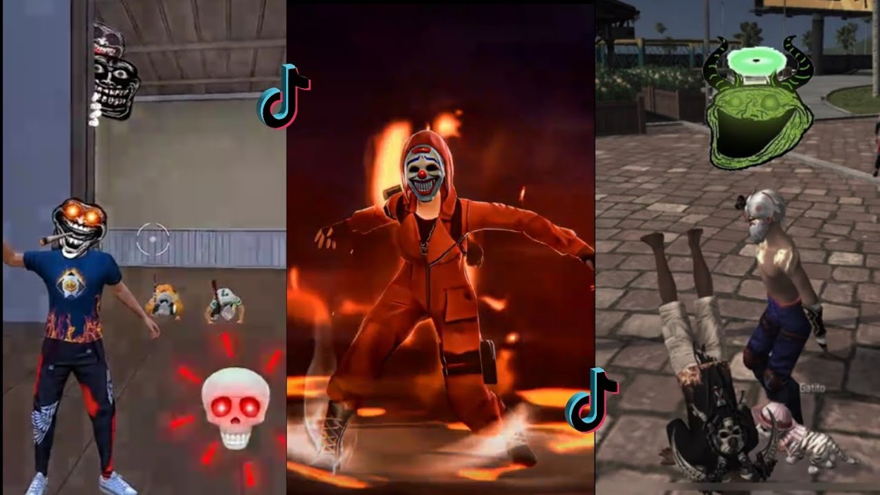 BEST VIDEO FREE FIRE EDITS 🤯💀 TIKTOK TROLL FACE  🔥👻P.1
