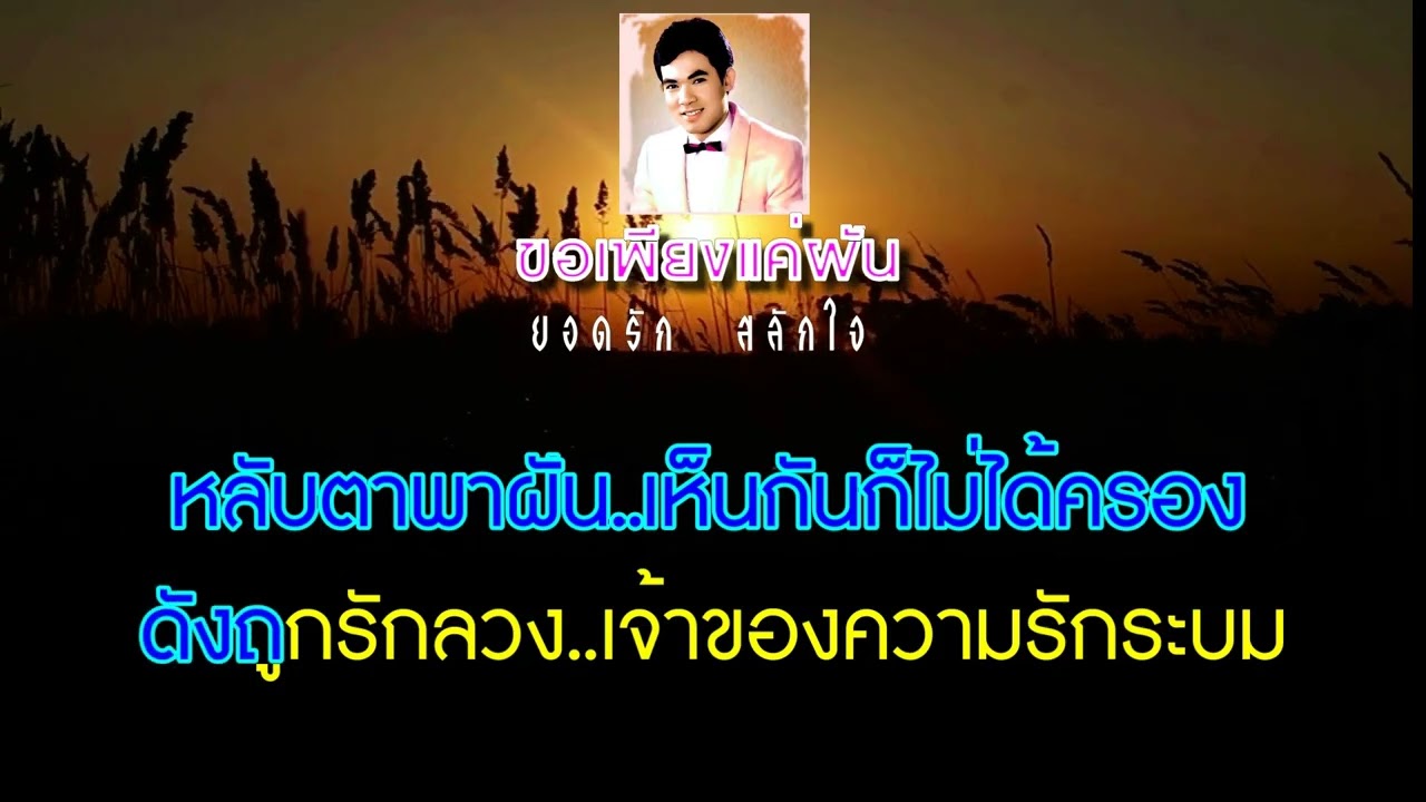 ขอเพียงแค่ฝัน : ยอดรัก สลักใจ [ดนตรีเพียว #คาราโอเกะใช้ฝึกหัดและขับร้อง Cover ]
