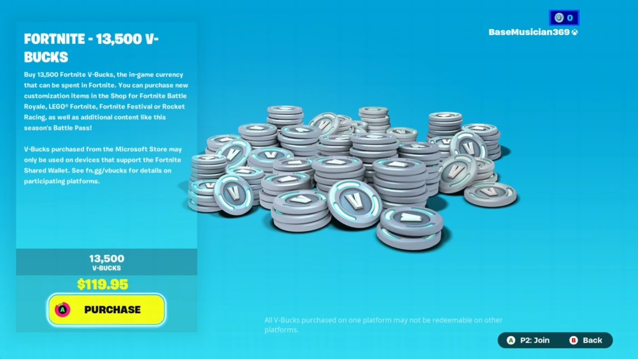 Fortnite, 13,500 V Bucks Spending Spree in under 5 minutes | November 2024 to January 2025