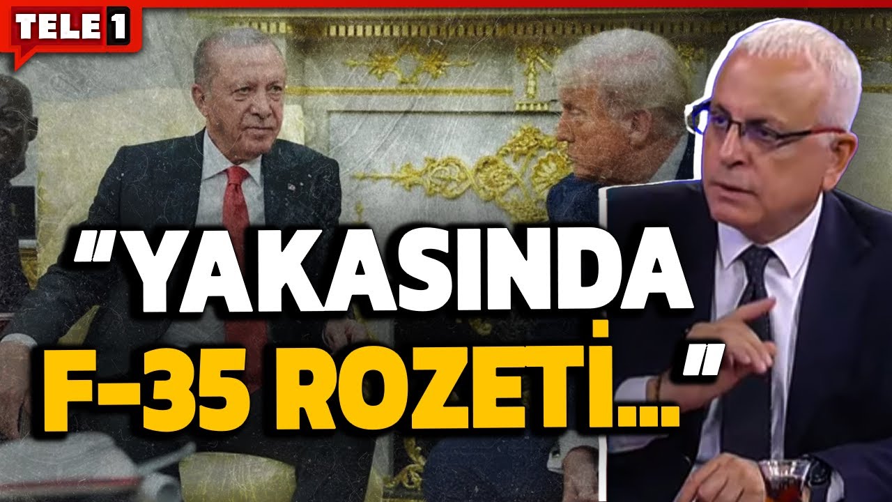 Merdan Yanardağ Trump - Erdoğan g&ouml;r&uuml;şmesini değerlendirdi! Dikkat &ccedil;eken rozet detayı!