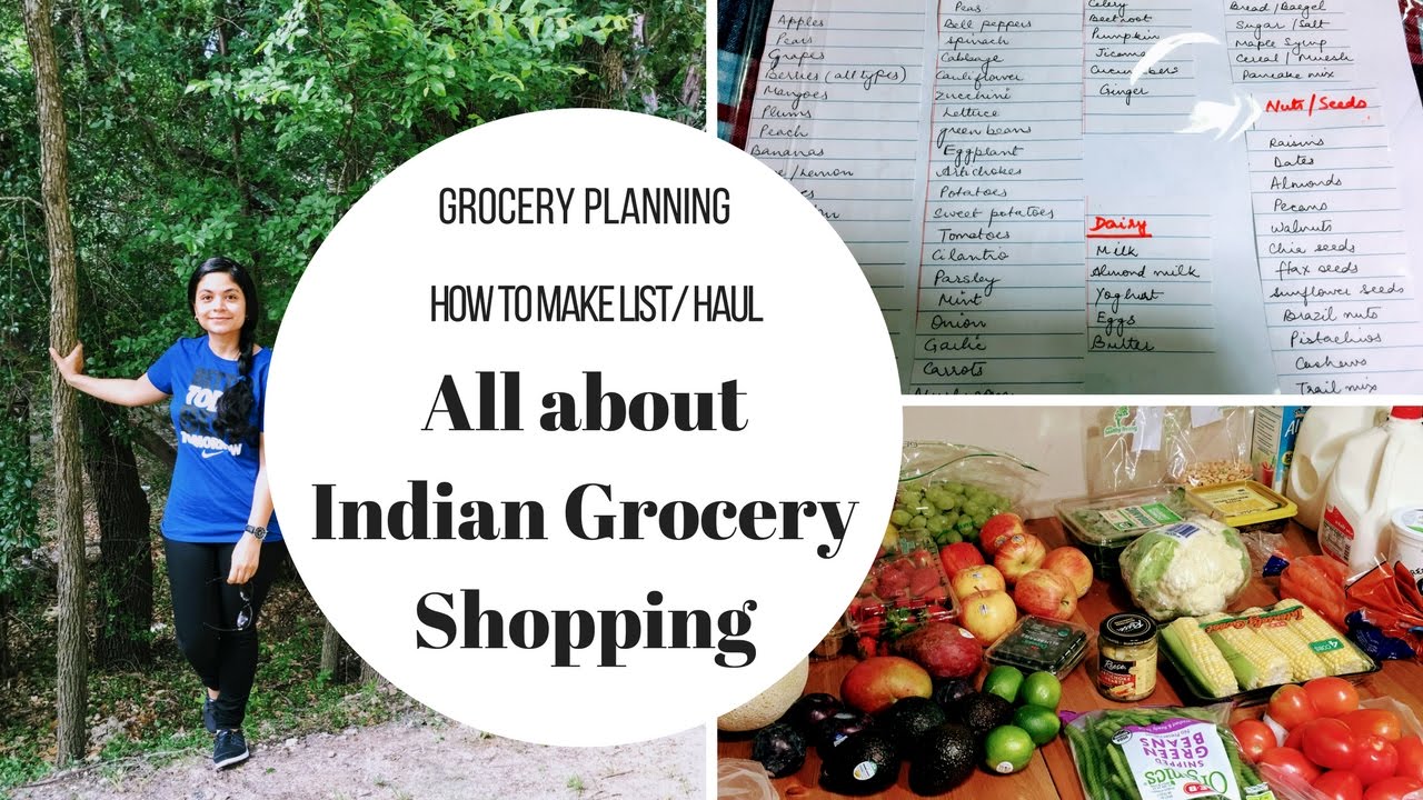 Indian Grocery Planning/ Shopping and Haul ll Healthy Indian Grocery Shopping