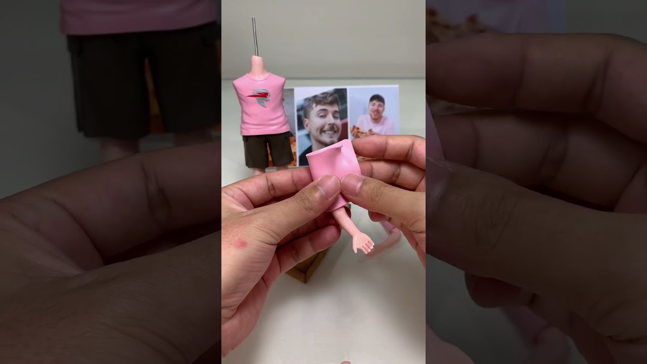 Clay Artisan JAY ：MrBeast Bobblehead Full Build &ndash; From Clay to Comedy!