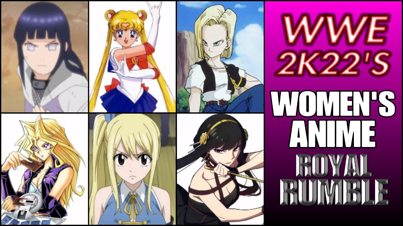 WWE 2K22 - Women's Anime Royal Rumble