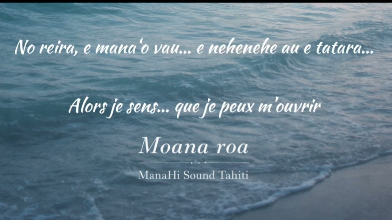 Moana roa - ManaHi Sound Tahiti