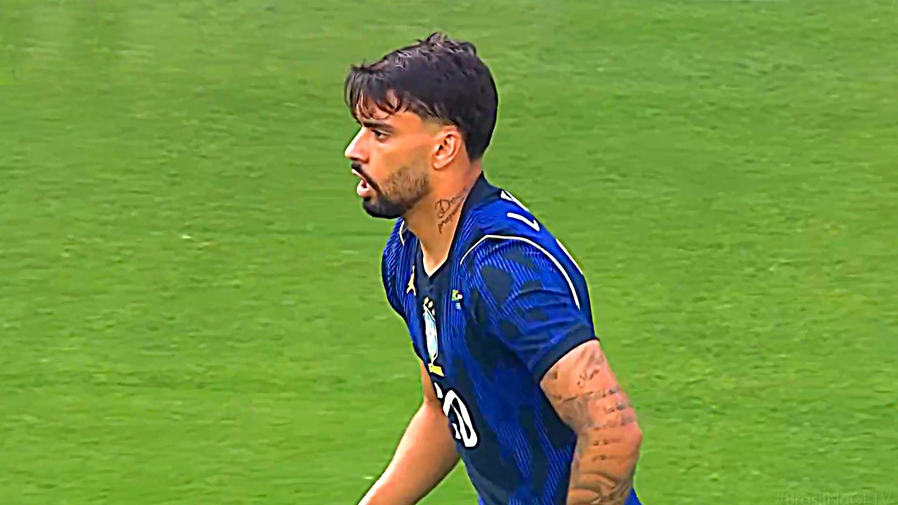 O REAL CAMISA 10 LUCAS PAQUET&Aacute; DA SELE&Ccedil;&Atilde;O BRASILEIRA CONTRA O EGITO