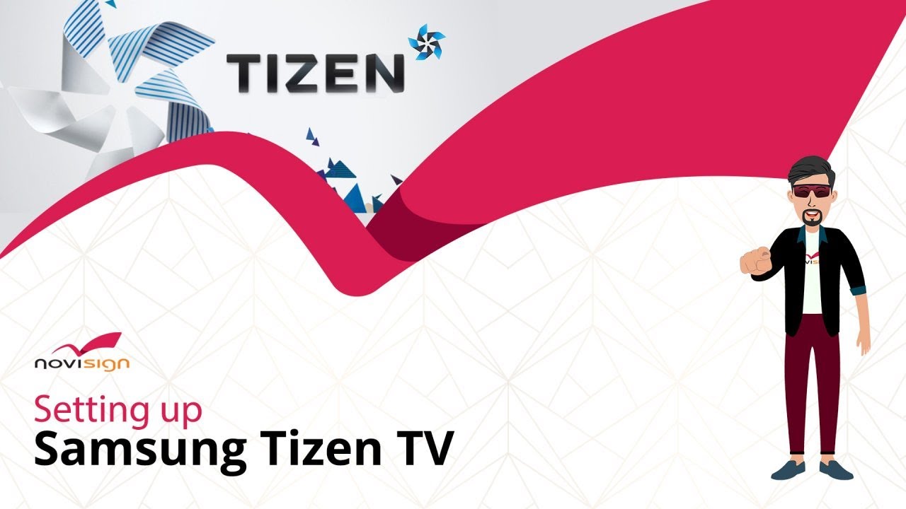 Installing Tizen based Samsung TV display