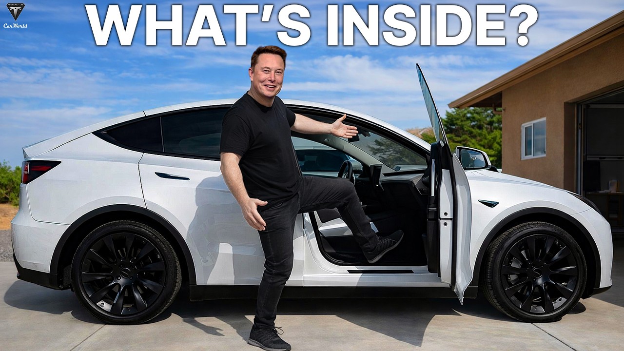 СЛУХ: Первый взгляд на гибридную Tesla Model Y 2026 года. Что внутри?