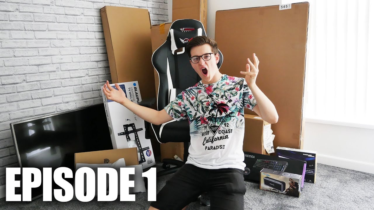 Building My DREAM GAMING/EDITING SETUP for 2018 Part 1: LETS GET THIS STARTED!