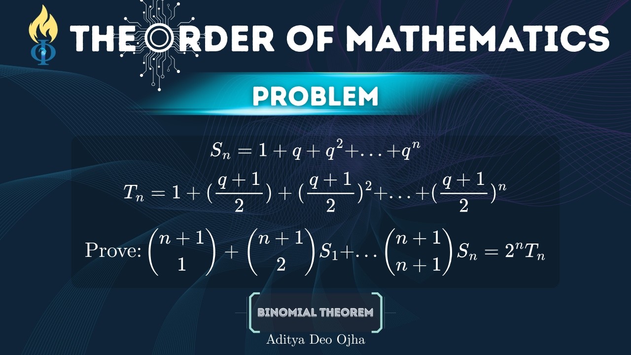Binomial Theorem | Concept Explained Through Problem | Useful for JEE | The Order of Mathematics