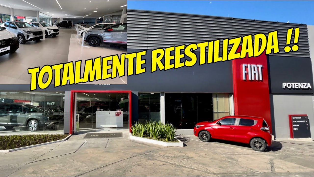 SHOW ROOM DA FIAT POTENZA,EST&Aacute; DE CARA NOVA E COM MUITO MAIS VE&Iacute;CULOS !!! #review