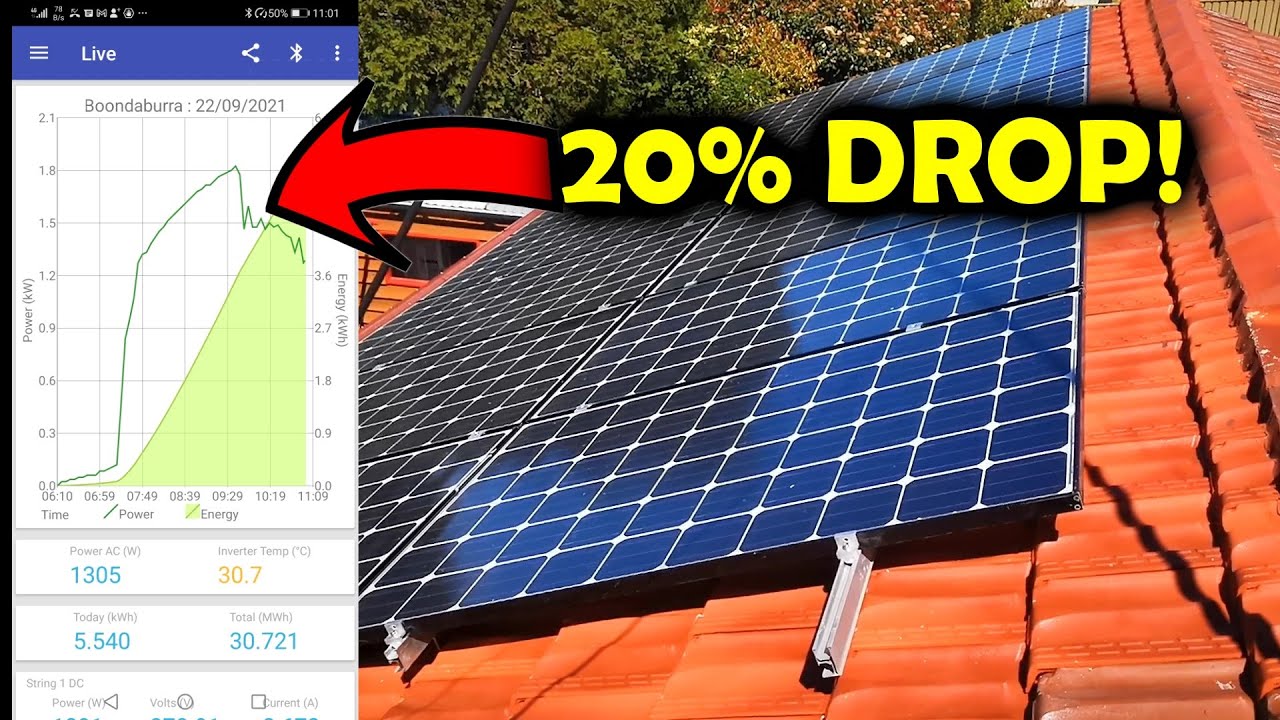 EEVblog 1426 - WOW! This Problem DROPS Solar Output by 20% !