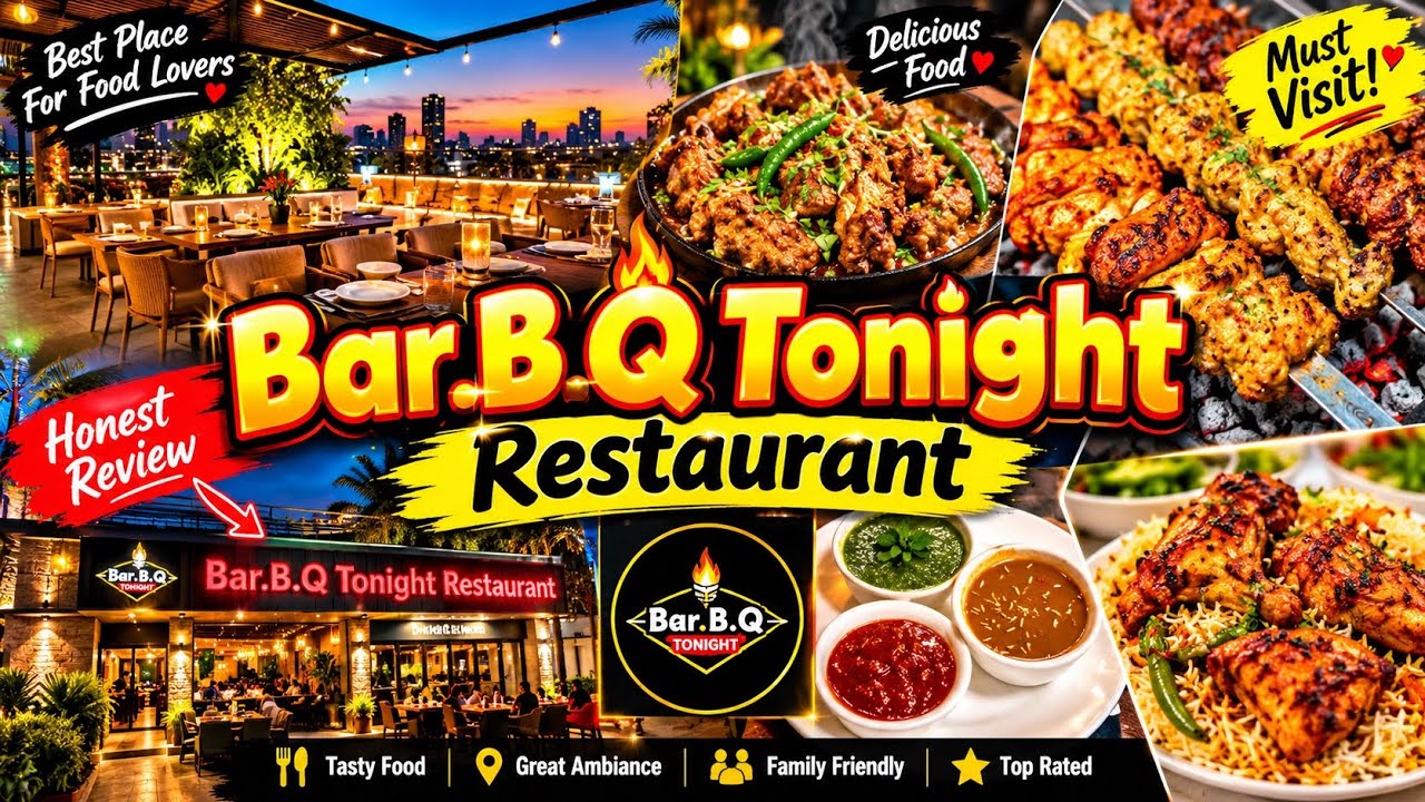 Bar.B.Q Tonight Restaurant Clifton Karachi | Honest Review | Afsheen Jahangir  