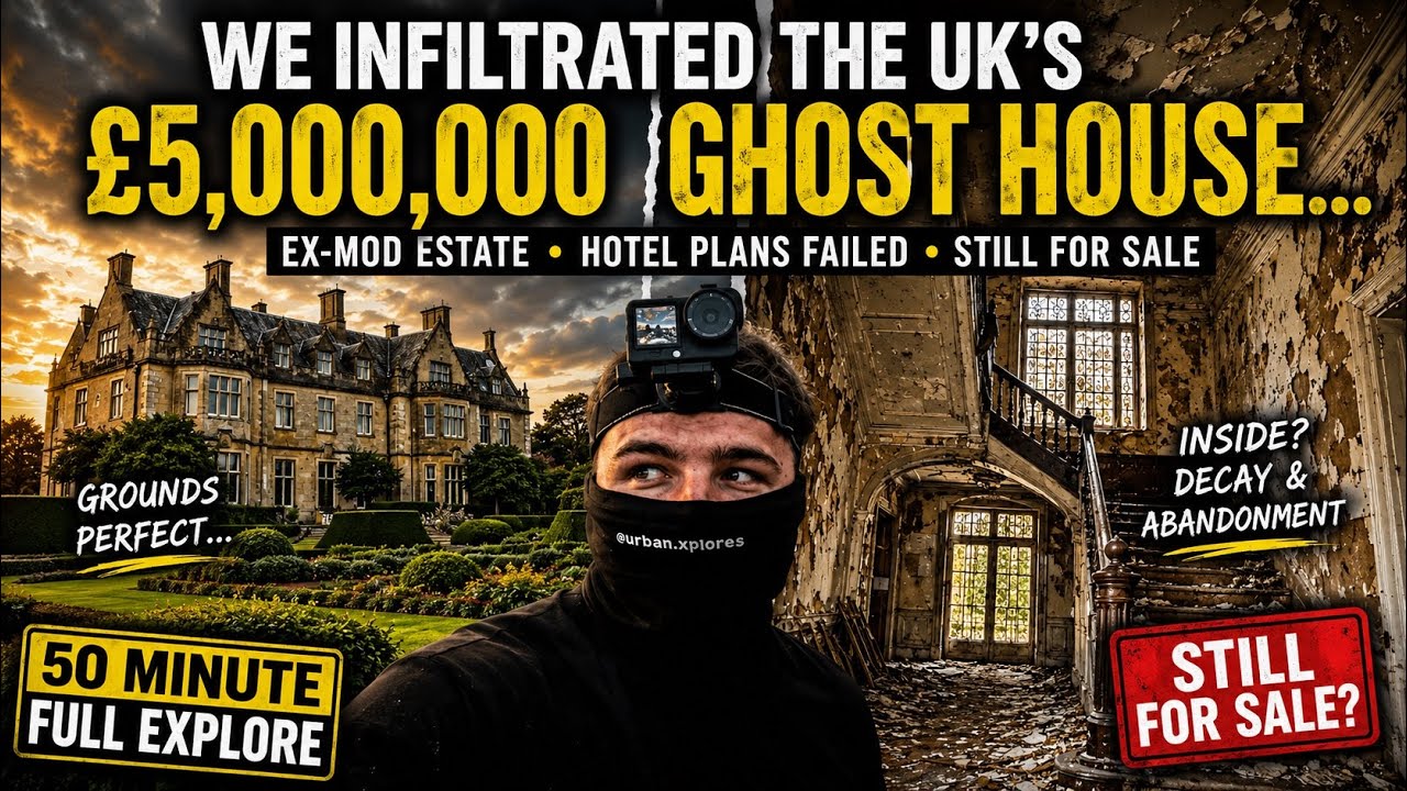 Inside the UK&rsquo;s &pound;5,000,000 GHOST HOUSE 👻 | Abandoned MOD Mansion