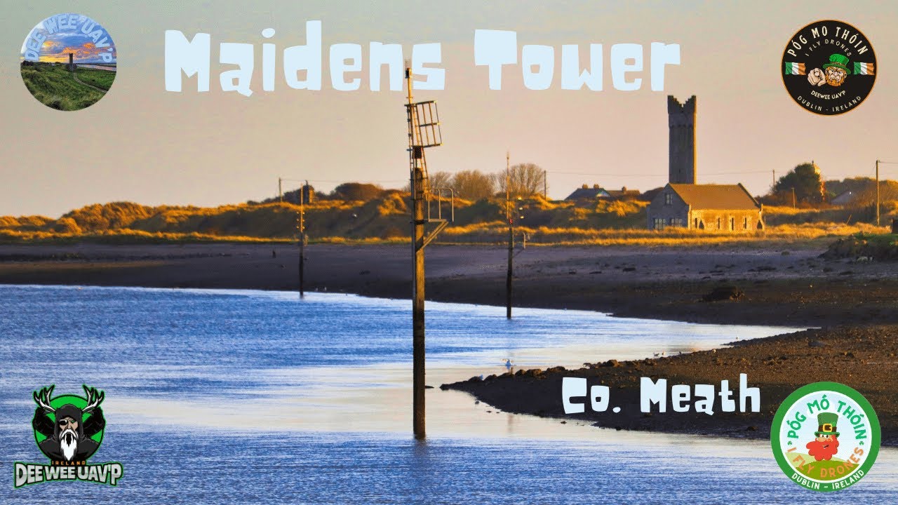 The Maiden Tower, Mornington - Co. Meath #djimini2 #aerialvideography #ireland #irishcoastline