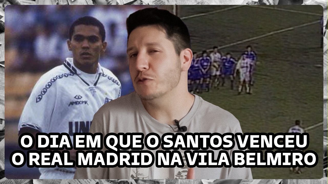 Poucos lembram, mas O SANTOS JÁ FEZ ISSO COM O REAL MADRID