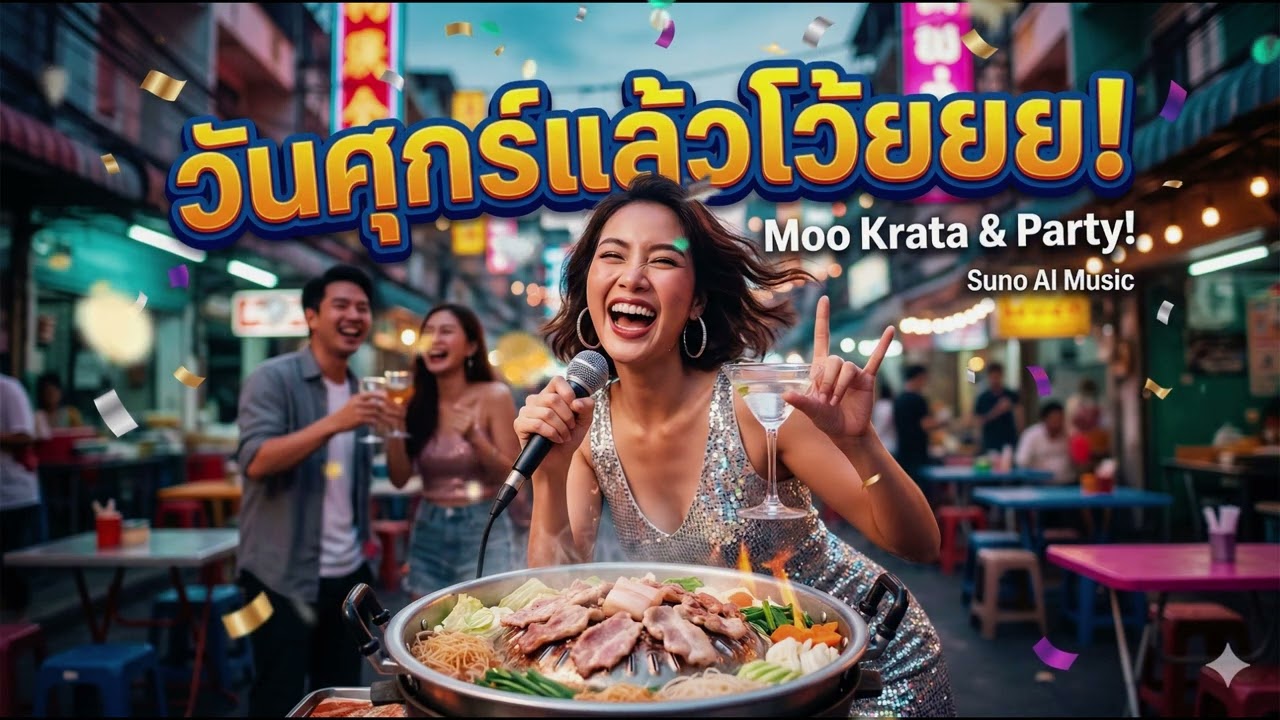 คืนวันศุกร์ 🎉 เพลงป๊อปแดนซ์ สายปาร์ตี้/หมูกระทะต้องฟัง [AI Music]