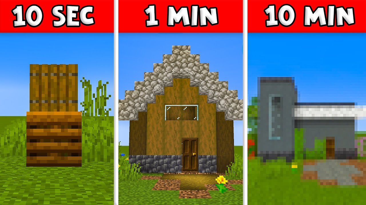 CASA in MINECRAFT: 10 Minute, 1 Minut, 10 Secunde!