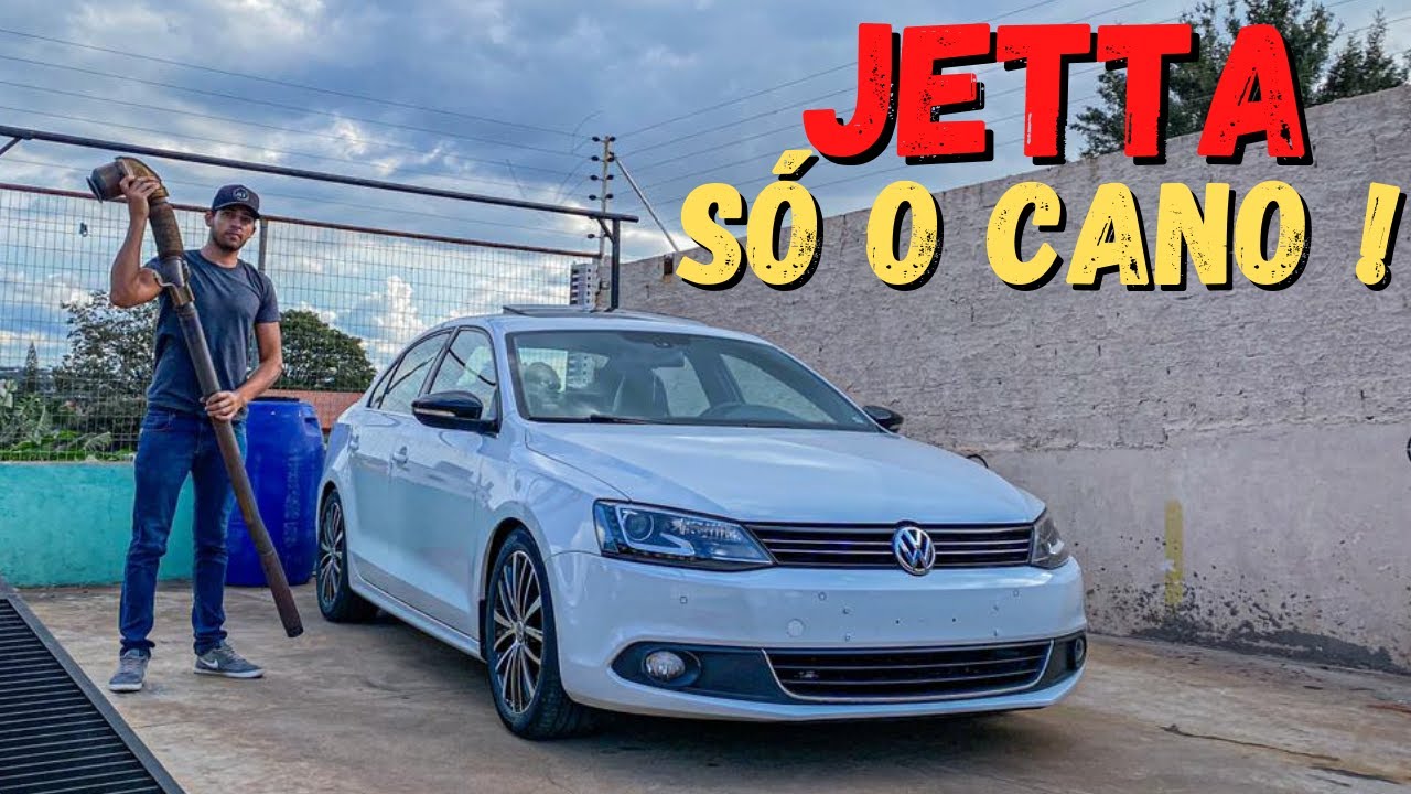 TIREI O ESCAPE DO JETTA E DEIXEI SÓ NO TOCO ! JETTA TSI SÓ O CANO DE 
