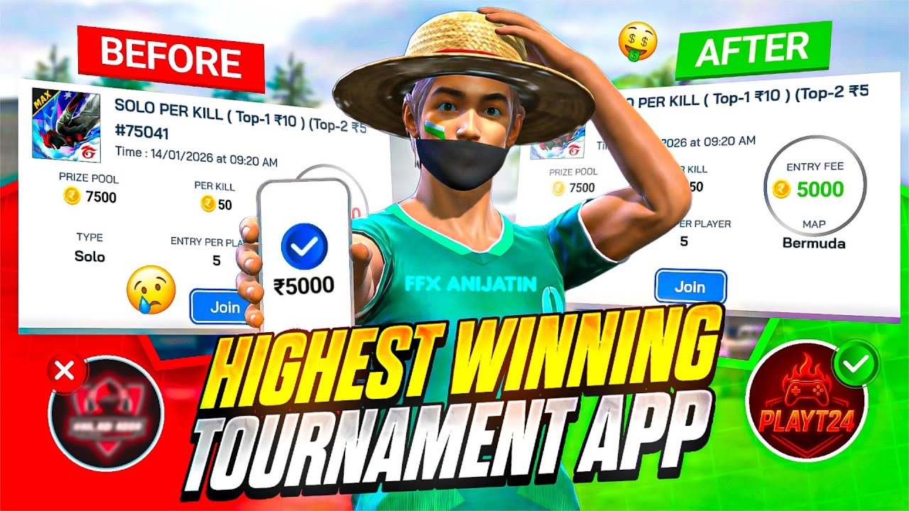 I Found The BEST Highest Winning Solo Tournament App &ndash; Garena Free Fire