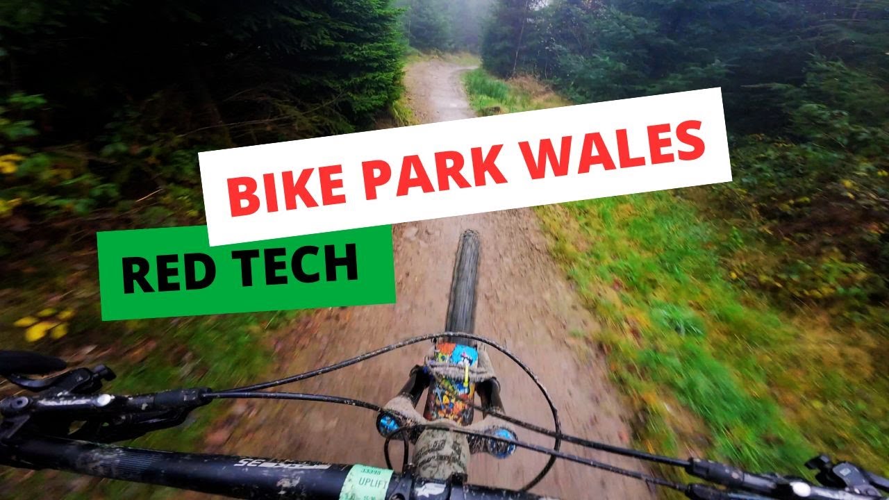 Bike park wales has amazing red Tech mtb trails