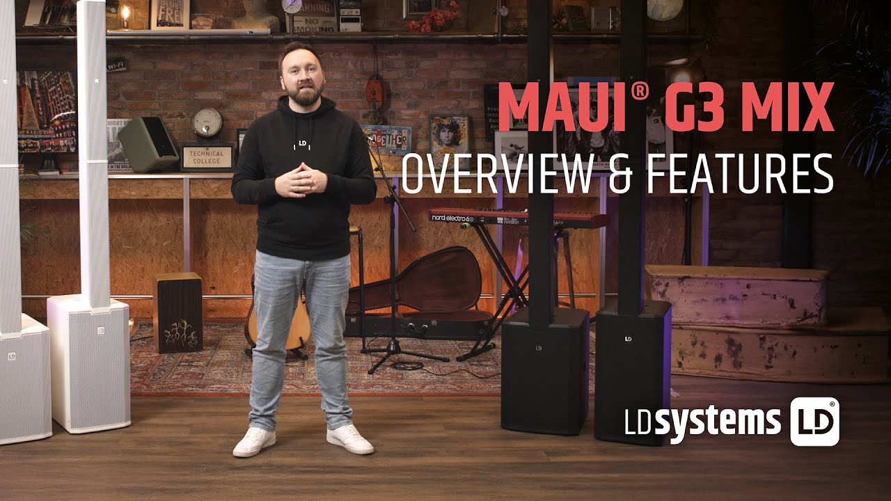 Introducing MAUI G3 MIX | Get to know the MAUI G3 with a digital mixer by LD Systems