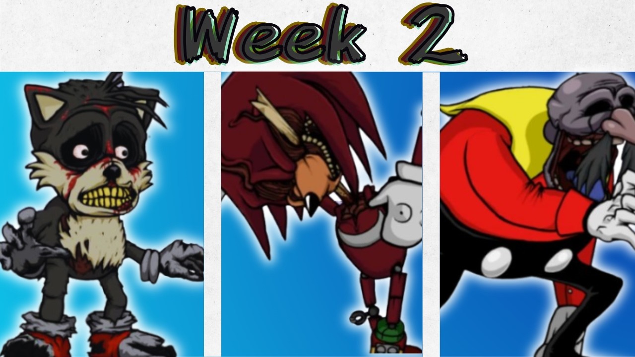 FNF - Sonic.exe The Great War V2 Week 2 Full week [#2] #fnf #fnfmods