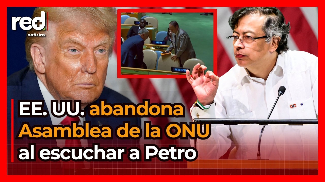Delegación de Estados Unidos abandonó asamblea de la ONU ante discurso del presidente Gustavo Petro