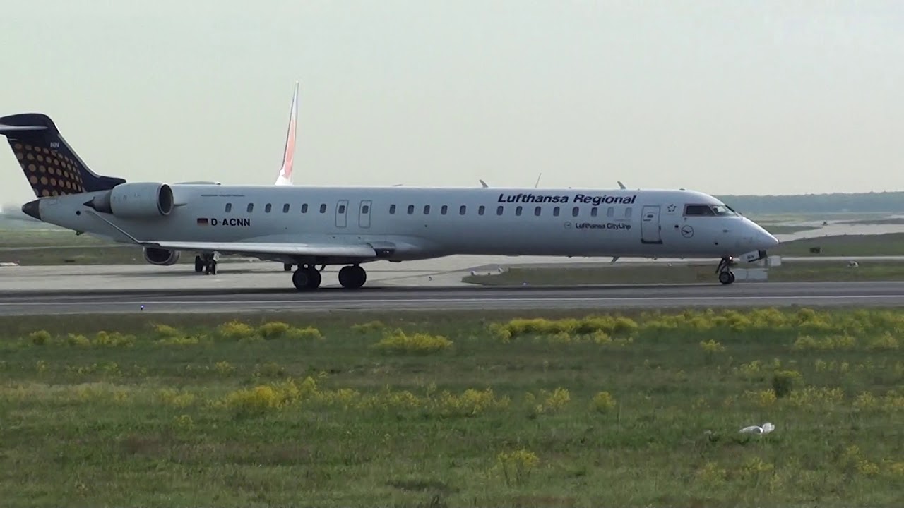 Lufthansa Regional CRJ-900 D-ACNN Take Off Frankfurt am Maim FRA